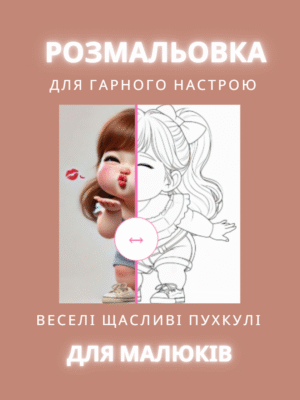 Розмальовка «Веселі щасливі пухкулі» для малят, 37 сторінок- гарний настрій і впевненість в собі