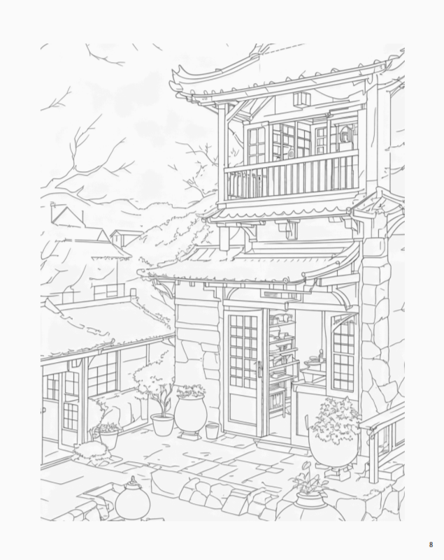 Розмальовка " Японія" - Зображення 3