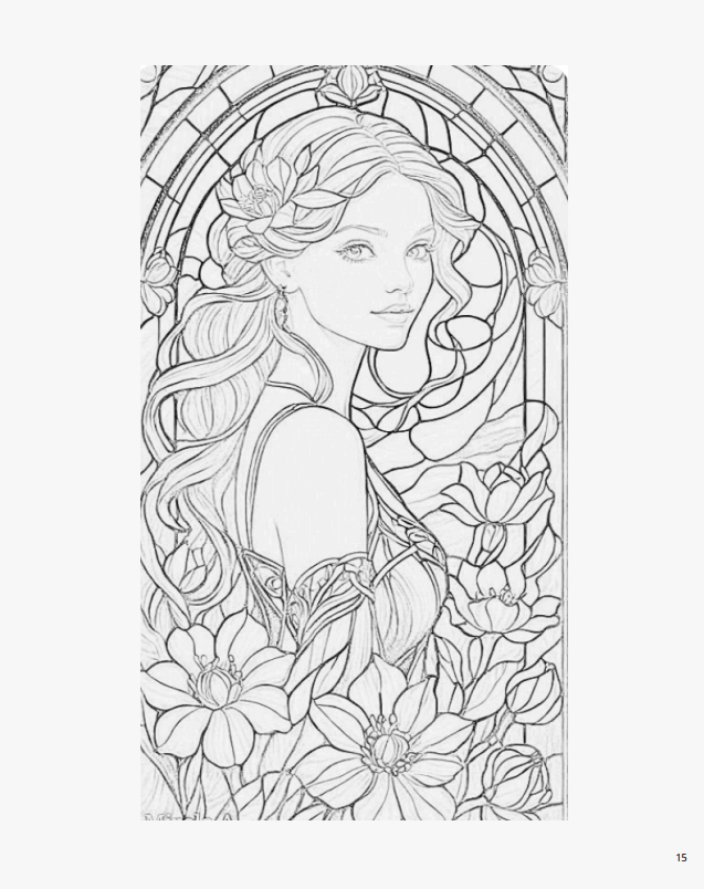 Розмальовка "Вітражі" - Зображення 3