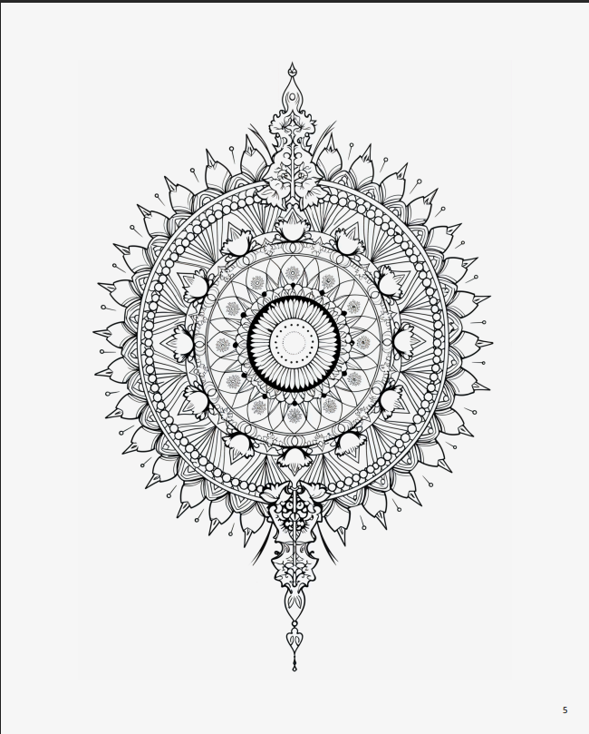 Розмальовка "Антистрес. Мандали" - Зображення 2