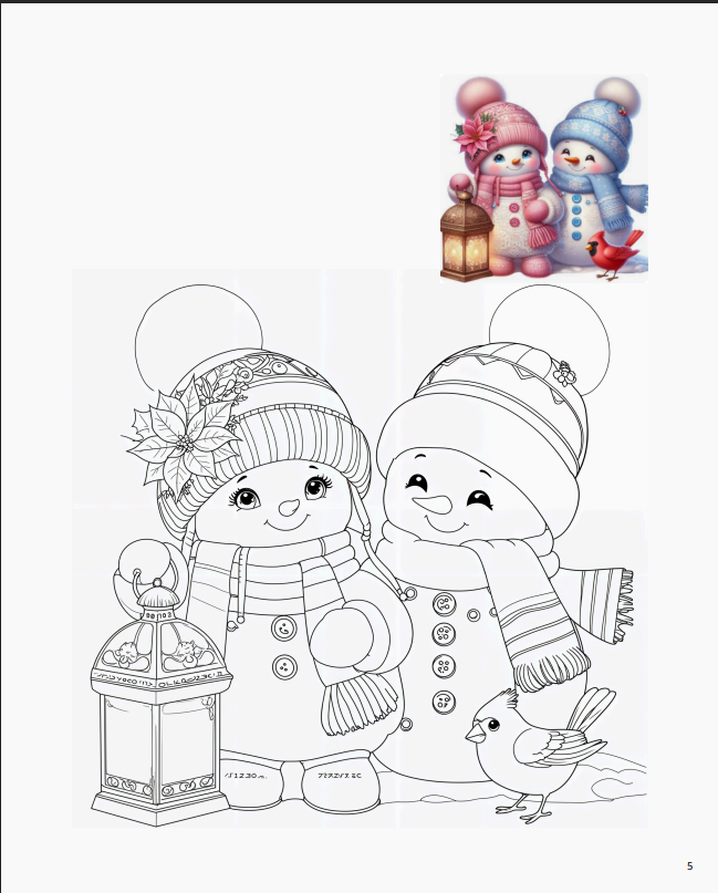 Розмальовка "Зима. Зимові свята". 74 сторінки - Зображення 2