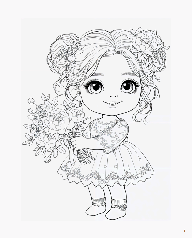 Розмальовка "Для маленьких панночок" 37 сторінок. - Зображення 2