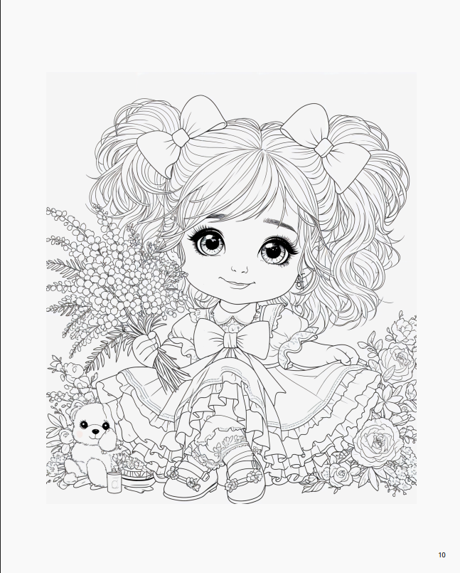 Розмальовка "Для маленьких панночок" 37 сторінок. - Зображення 3