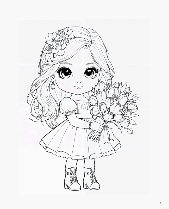 Розмальовка "Для маленьких панночок" 37 сторінок. - Зображення 4