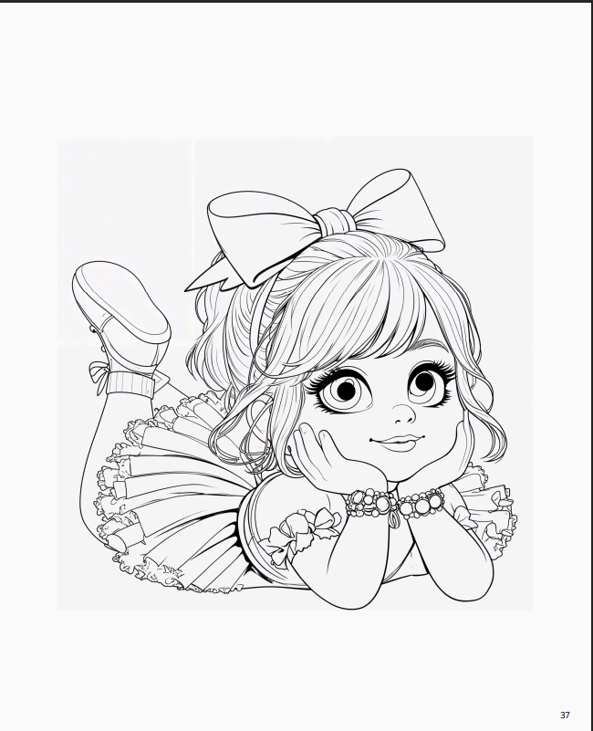 Розмальовка "Для маленьких панночок" 37 сторінок. - Зображення 5