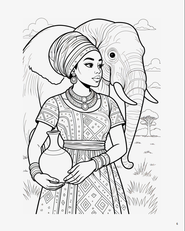 Розмальовка "Африка, Африка, Африка"37 сторінок. - Зображення 4