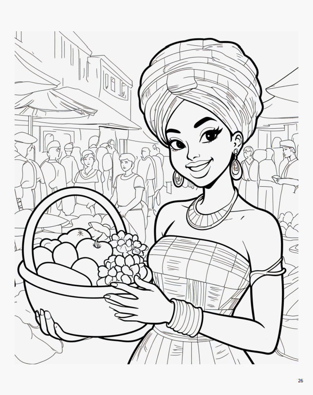 Розмальовка "Африка, Африка, Африка"37 сторінок. - Зображення 5