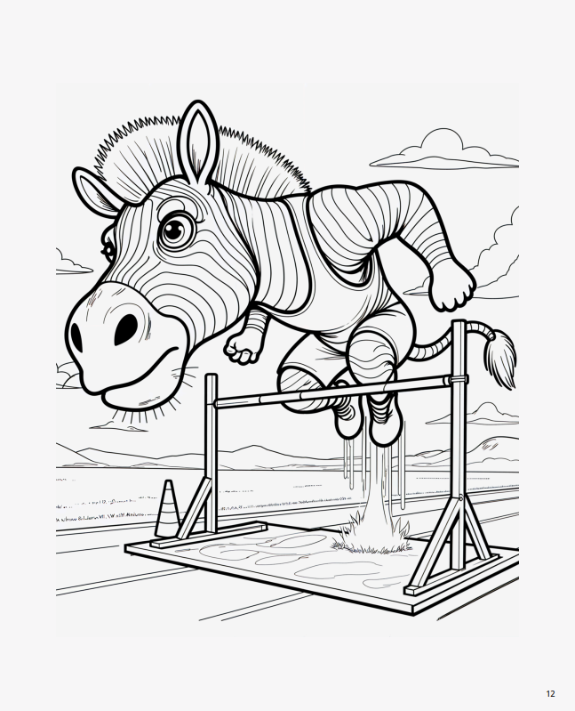 Розмальовка "Здорові та щасливі" 43 сторінки. - Зображення 4