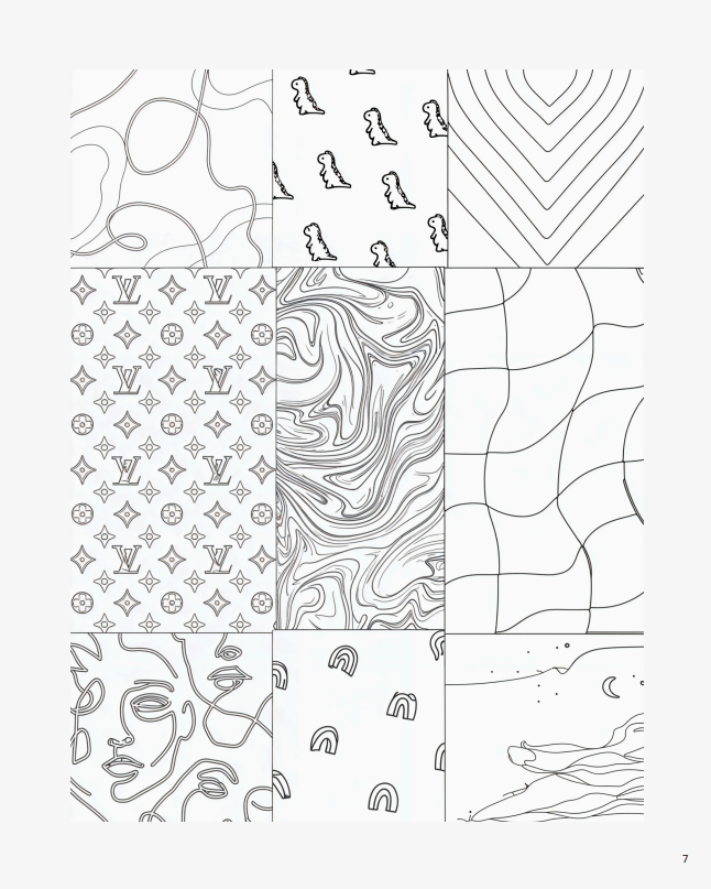 Розмальовка для дорослих “Клаптикова Терапія” 50 сторінок. - Зображення 3