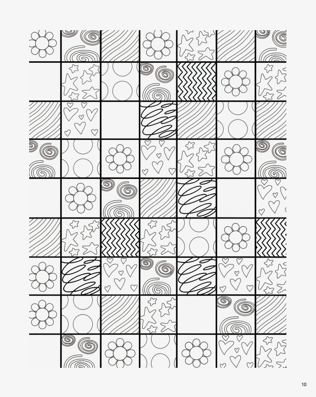 Розмальовка для дорослих “Клаптикова Терапія” 50 сторінок. - Зображення 4