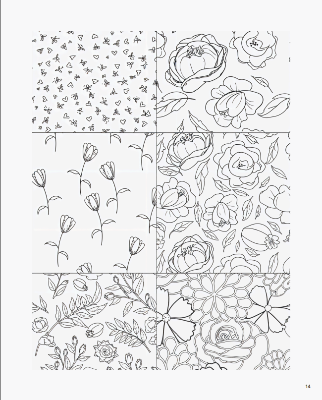 Розмальовка для дорослих “Клаптикова Терапія” 50 сторінок. - Зображення 5