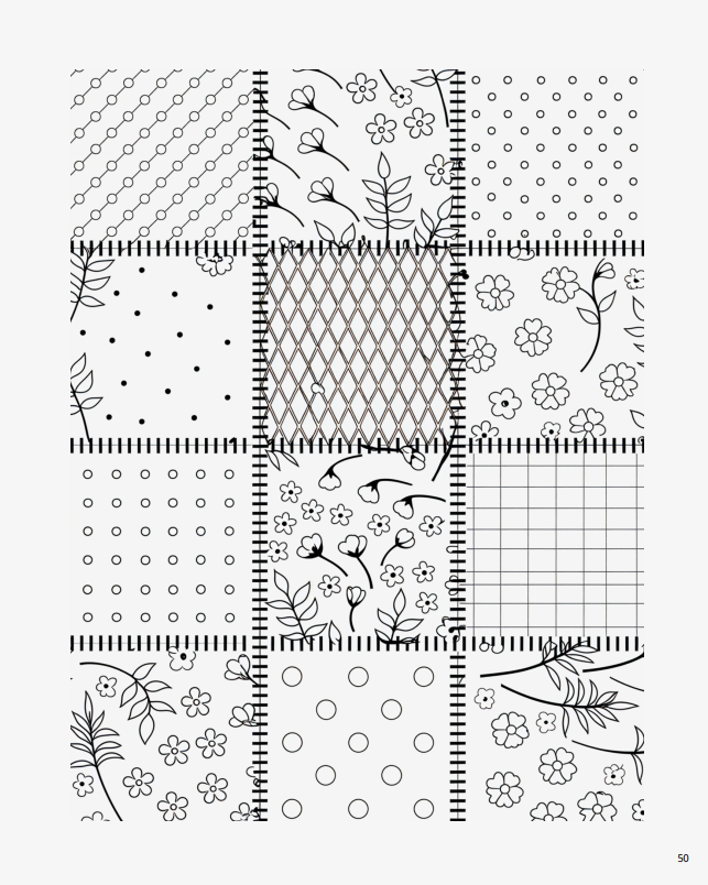 Розмальовка для дорослих “Клаптикова Терапія” 50 сторінок. - Зображення 6