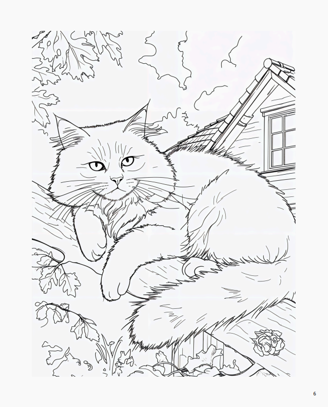 Розмальовка для дорослих “Кото Терапія” — 50 сторінок - Зображення 2